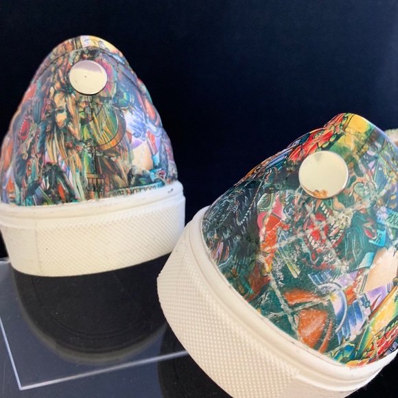 One-of-a-kind HYDROGRAPHIC tattoo design loafers - Picture 6 of 6